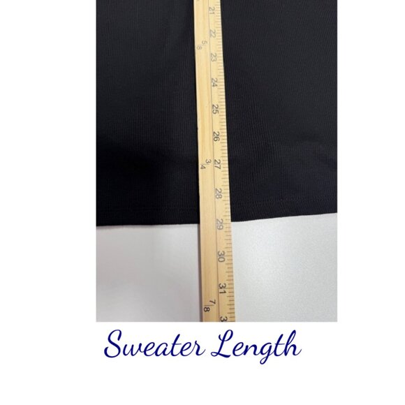 Liz Claiborne Sweater - Women's Large, Black Chic & Versatile, NWT - Picture 9 of 9